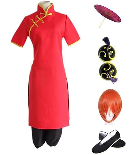Amazon.co.jp: 173銀魂 神楽 吉原炎上編コスプレ衣装(女性M) : ホビー