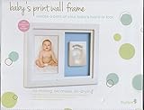 Tiny Ideas Baby's Print Wall Frame; Create a Print of Your Baby's Hand or Foot; Unisex; White by Tin