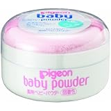 ピジョン 薬用ベビーパウダー 弱酸性 ピンクパフ付 30g (医薬部外品)