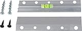 (1) - OOK 55310 Hangman 27kg 7-Piece French Cleat Picture Hanger with Wall Dog Mounting Screws