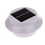 防水　屋外太陽光発電　充電式　3LEDライト　屋外LEDライト　街灯　屋外照明　ガーデン/ウォール/フェンス/ヤード用