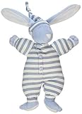 North American Bear Sleepyhead Bunny Rattle, Blue by North American Bear [並行輸入品]