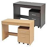 105幅デスク＆チェストの2点セット（ハイタイプ）［カラー：ナチュラル］