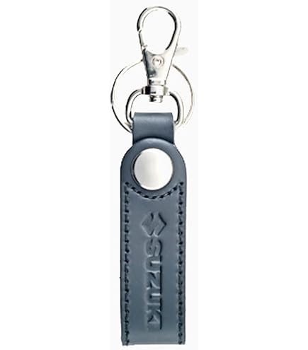 Amazon | US純正SUZUKI ブラックレザーキーホルダー KC1540.SUZ