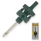 IVY Classic 28106 6H 3/8-Inch Hex Shank Hole Saw Arbor, Fits 1-1/4 through 6-Inch Hole Saws, 2 Locki