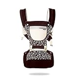 SONARIN通気性の組み合わせHipseatベビーキャリア、人間工学に基づいた、100％綿、持ち運びに便利なママ、フリーサイズ、6つの持ち運び可能な位置、赤ちゃんの居心地の良い＆うるおい、あなたの子