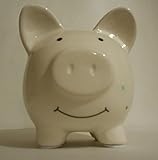 Corexa My First Bank Piggy Bank - Beige with Stars by Tiny Ideas