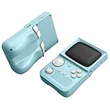 R36T 携帯型ゲーム機 Wi-Fi接続対応 レトロゲームコンソール 3.5インチIPS液晶 内蔵ストレージ 多機種互換 高性能エミュレータ搭載 3000mAhバッテリー 双人プレイ対応 (64G,ブルー) [並行輸入品]