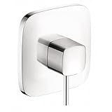 Hansgrohe 15407401 Puravida圧力バランストリム、ホワイト/クローム