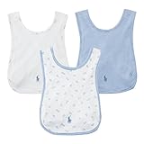 ポロ ラルフ ローレン ベビー スタイ ビブ 3枚セット Interlock Cross Back Bib インターロック クロス バック ビブ 3枚セット (カラー：Sconset Blue／Whi