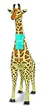 Melissa & Doug Personalized Giant Giraffe Lifelike Stuffed Animal Over 4' Tall Plush [並行輸入品]