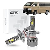 fcl.(エフシーエル) ハイエース 200系 9型 8型 7型 新型 H4 led ヘッドライト hi/lo 切り替え ホワイト 白 ledバルブ 12V 車検対応 静音 左右分2個入り 車専用