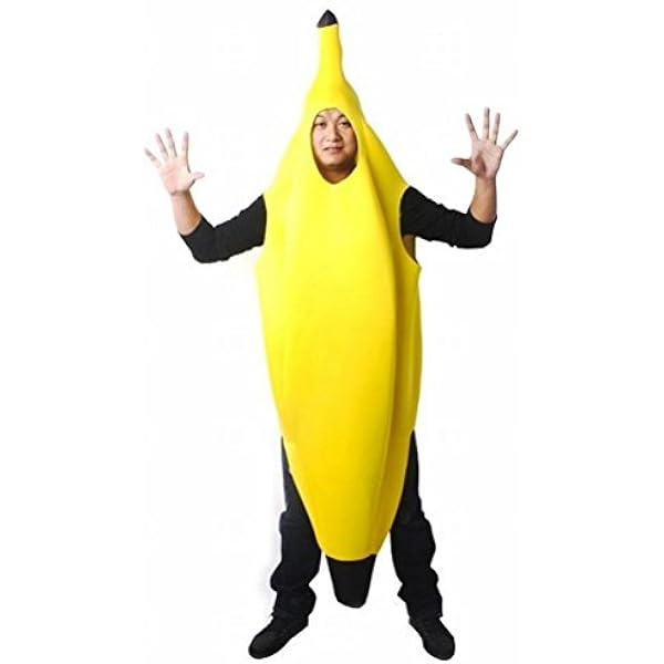 Amazon | 【 面白 バナナマン ハロウィン コスプレ 着ぐるみ 大人用 (L