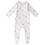 エイデンアンドアネイ ロングスリーブキモノワンピース　ロンパース　長袖　Aden+Anais （サイズ：3-6m、カラー：Pink aztec）　30001 [並行輸入品]