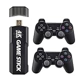 電子ゲーム GD10 プラグ アンド プレイ 4K ゲーム スティック ビデオ ゲーム コンソール コントローラー Emuelec4.3 システム 50 シミュレーター 64GB TF カード付き 30,000 クラシック ゲーム (Color : 128GB 40000Games, Size : 1)