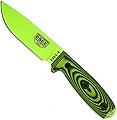 ESEE-4 1095 カーボンスチール ブラックシース (ヴェノムグリーンブレード、ネオングリーン/ブラック G10 3Dハンドル)