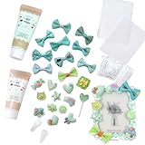 MYmama 手作りキット 推し活 グッズ 2組作れる デコ ホイップ キット レシピ付き 基本 初心者トレカ 推し活 (グリーン)