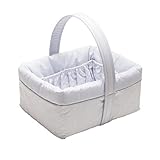 Cambrass Layette Basket (22.5 x 29 x 29 cm, Keito Blue) by Cambrass