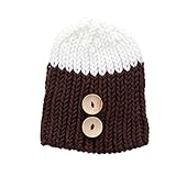 Zhhlinyuan Knitting Newborn Photography Props Cute Baby Caps Soft Baby Hat Baby Infant Crochet Newbo