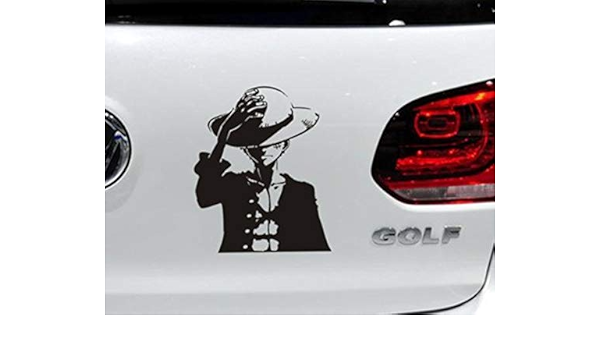 Amazon 車 ステッカー 車貼る シール ワンピース ルフィ Onepiece かっこいい おもちゃ雑貨 手品 おもちゃ