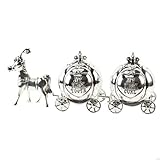 Silverplated My First Tooth and Curl Set Cinderella Carriage by Widdop Bingham