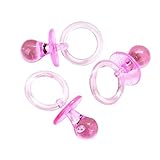 Adorox 2.5'' Pink & Blue Acrylic Baby Pacifier Shower Favor (36 Pieces (Blue (36 Pieces)) [並行輸入品]