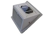 アスデン　ソーラー換気扇（一体型・スイッチ有）白　ASV-103　WH