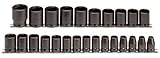 Stanley Proto J74206 25 Piece 6 Point 1/2 Drive Metric Impact Socket Set by Stanley-Proto