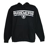 Oakland Raiders大人ミディアムフード付きスウェットシャツ – ラスベガスブラック