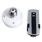 e27ネジワイヤレスリモートコントロールライトランプ電球ホルダーキャップソケットスイッチ新しい