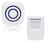 Xcellent Global Wireless Driveway Alert Infrared Sensor Home Security Door Bell Alarm with Plug-in R