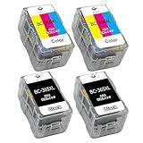 BC-365/366シリーズ詰め替えインクカートリッジBC-365XL BC-366XL 4個セットキヤノン用プリンターインクBC-365XL(ブラック 大容量)2個 + BC-366XL (3色カラー 大容量)2個対応機種:PIXUS TS3530 増量タイプ 奈良インク