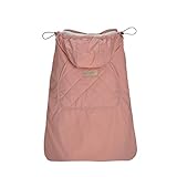 【ベビーアムール 】Bebamour 抱っこひもカバー ケープ ベビーフード付きパーカー コート 防寒 マント出かける用 出産祝い（ピンク）