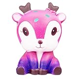 moonker Slow Rising Squishiesおもちゃ、かわいいSquishy Galaxy Deer Decompression応力RelieverトイGifts forキッズと大人 o