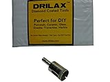 Drilax ® Small Diamond Coated Drill Bit Hole Saw Pick Size 1/4", 5/16", 3/8", 1/2", 5/8", 3/4", 7/8"
