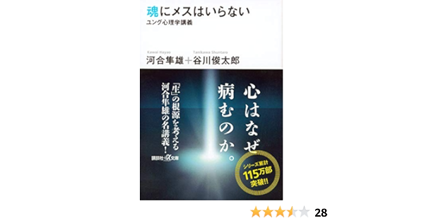 魂にメスはいらない ユング心理学講義 講談社 A文庫 河合 隼雄 谷川 俊太郎 本 通販 Amazon