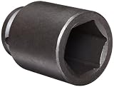 Martin 16652 1-5/8 Type III Opening 3/4 Square Drive Socket, 6 Points Deep, 3-1/2 Overall Length, In