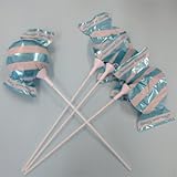 プレミアムキャンディーミニ スティックバルーン・10本セット （パールライトブルー）