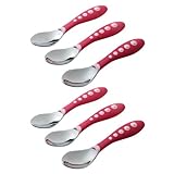 Gerber Stainless Steel Tip Kiddy Cutlery Spoons, - Pink by NUK