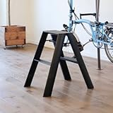 lucano 2step ルカーノ ツーステップ 2段タイプ Step stool METAPHYS ブラック（BK）