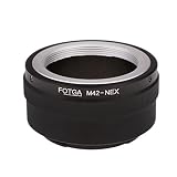 P Prettyia FOTGA M42 42mmレンズアダプターリング、ソニーEマウントNEX-3 NEX5 NEX6一眼レフカメラ用
