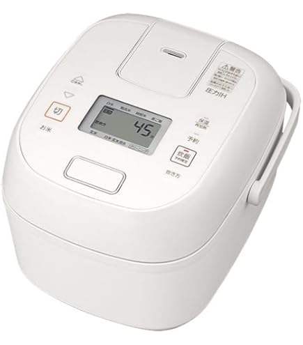 Amazon.co.jp: 東芝 ホワイト 炎匠炊き [圧力IH炊飯器 (3.5合炊き)] RC