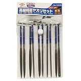 DIA"T 高級精密ﾔｽﾘｾｯﾄ(鉄工用）　10PC　140mm　NO.1010