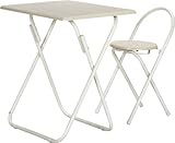 不二貿易 テーブル &amp; チェアー セット WH/WH ホワイト YS-7050U 83438