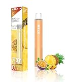 RELX MAGICGO 電子シーシャ 電子タバコ メンソール 使い捨てタイプ 約700回 ニコチンゼロ タールゼロ 爆煙 水蒸気 (パイナップルパッション)