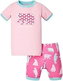 Hatley ハットレイ キッズ女の子 半袖半ズボンパジャマ(カラフルクマさん) 3、95cm 、3Y(97cm) マルチカラー 綿100% PJUWIBE268