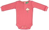 ポインテル 長袖 ボディースーツ - ピンク - Pointelle Baby Body - Long Sleeves - Sunset Pink - フェアトレード オーガニックコットン - Fai