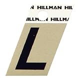 The Hillman Group 840516 1-1/2-Inch Aluminum Angle-Cut Letter L by The Hillman Group