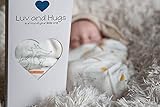 Fox and Rabbit 47x47 70% Bamboo 30% Organic Cotton Swaddle Blanket Best Baby Shower Gift [並行輸入品]