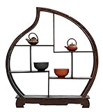 Newone 中国風 珍品棚 アンティーク風 アンティーク風 飾り棚 (Size-1324)